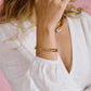Schakelarmband chunky goudkleurig