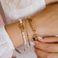 Bangle cirkels goudkleurig