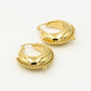 Bali hoops bolletjes goudkleurig