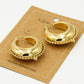 Bali hoops bolletjes goudkleurig