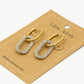 Oorringen ovale hanger zirkonia crystal