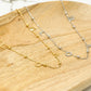 Ketting love bolletjes goudkleurig