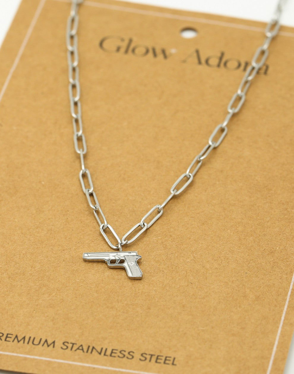 Schakelketting pistool zilverkleurig