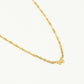 Ketting vlinder goudkleurig