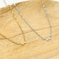Ketting vlinder goudkleurig