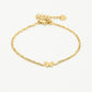 Armband vlinder goudkleurig
