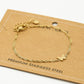 Armband vlinder goudkleurig