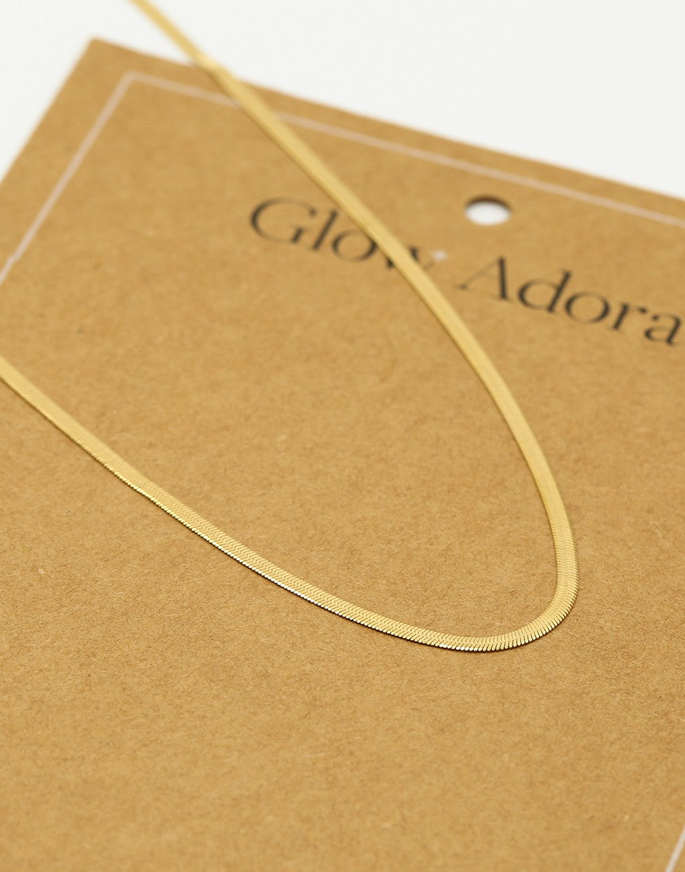 Ketting snake 2mm goudkleurig