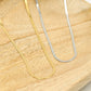 Ketting snake 2mm goudkleurig