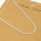 Ketting snake 2mm zilverkleurig
