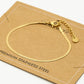 snake armband 2mm goudkleurig