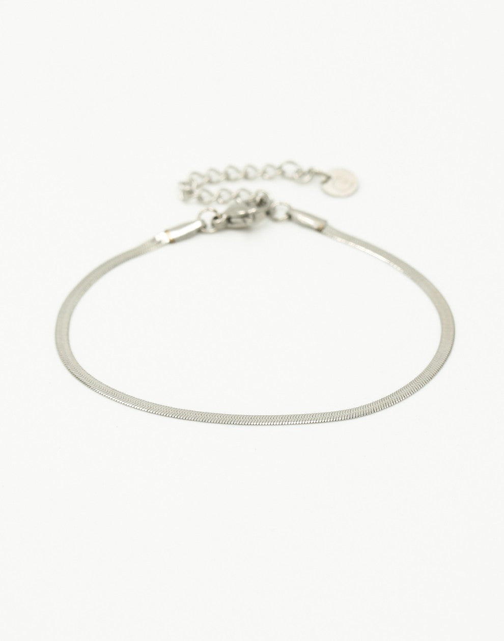snake armband 2mm zilverkleurig