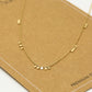 Ketting muntjes mini goudkleurig