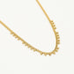 Schakelketting bolletjes goudkleurig