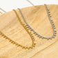 Schakelketting bolletjes goudkleurig