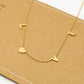 Ketting love goudkleurig