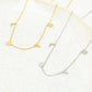 Ketting love goudkleurig