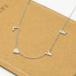 Ketting love zilverkleurig
