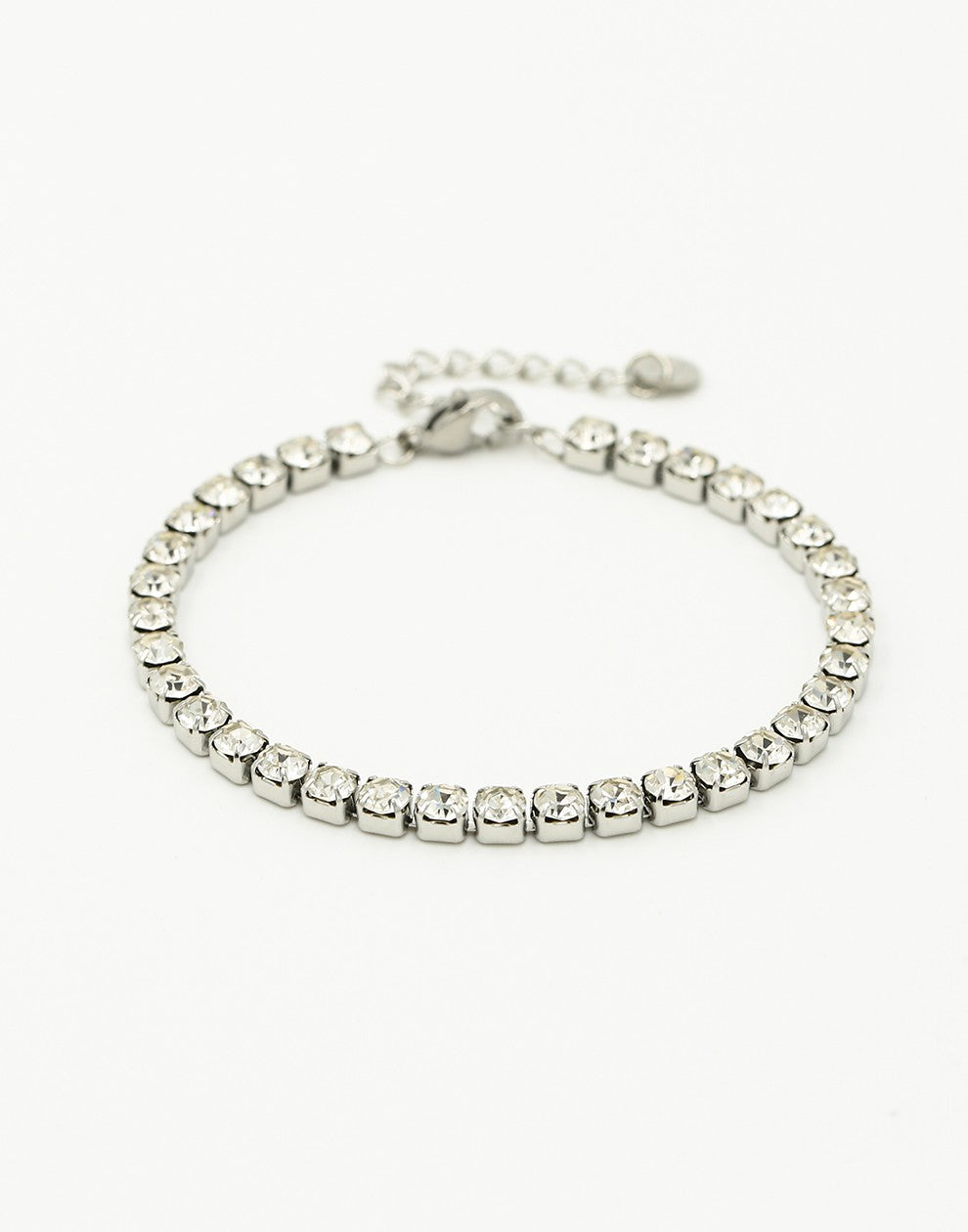 Tennis armband 4mm silver