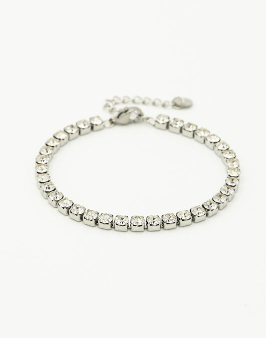Tennis armband 4mm silver