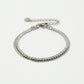 Armband tennis snake zilverkleurig