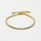 Tennis bracelet goudkleurig