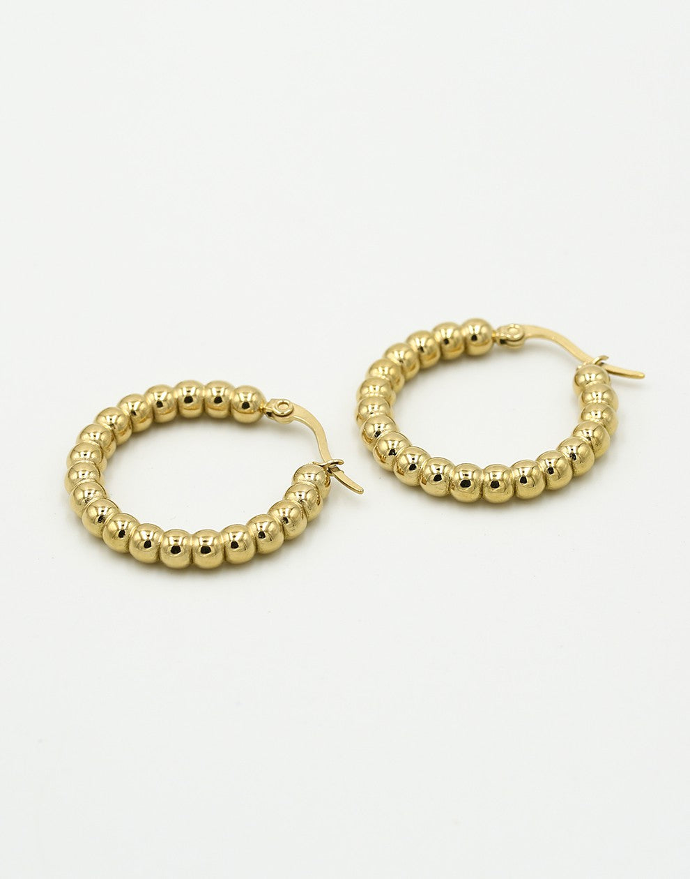 Hoops bolletjes goudkleurig