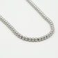 Ketting canon balls 5mm zilverkleurig