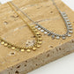 Ketting met muntjes goudkleurig