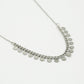 Ketting met muntjes zilverkleurig