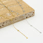 Ketting Y-vorm muntjes goudkleurig