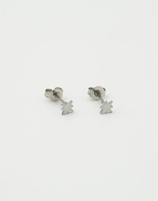 Studs morningstar zilverkleurig