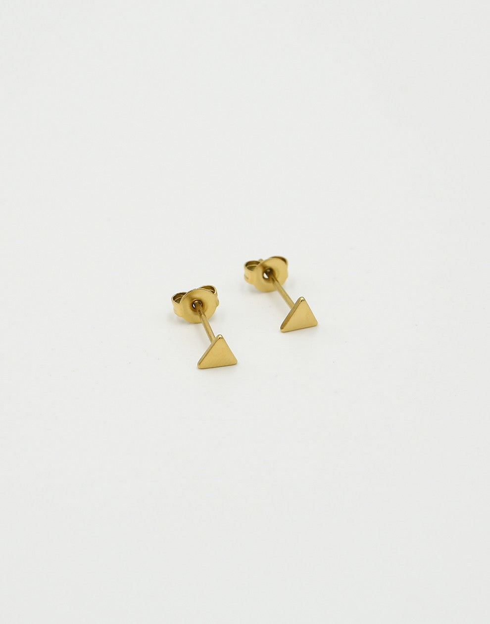 Studs driehoek goudkleurig