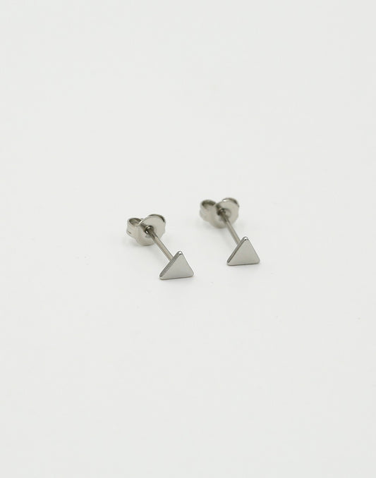 Studs driehoek zilverkleurig