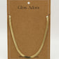 Ketting Snake 5mm goudkleurig