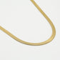 Ketting Snake 5mm goudkleurig