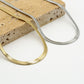 Ketting Snake 5mm goudkleurig