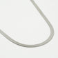 Ketting Snake 5mm zilverkleurig