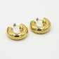 Chunky hoops goudkleurig