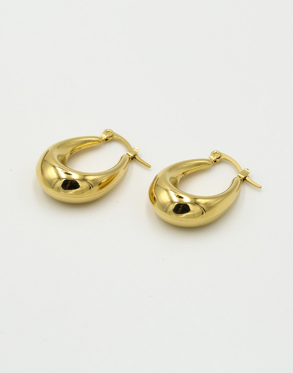 hoops ovaal chunky goudkleurig