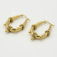 Hoops bali goudkleurig