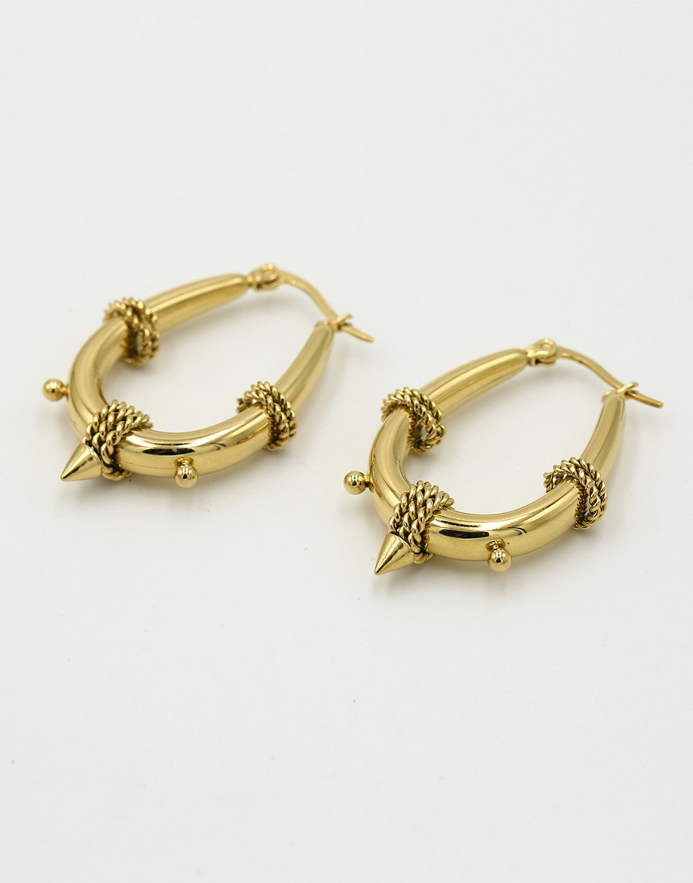 Hoops bali goudkleurig
