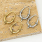 Hoops bali goudkleurig
