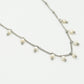 Ketting met parels zilverkleurig