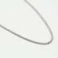 Tennis ketting 2mm zilverkleurig