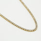 Tennis ketting 3mm goudkleurig