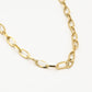 Ketting goudkleurig schakel ovaal