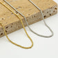 Ketting bolletjes mini zilverkleurig
