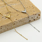 Ketting Y-vorm V hanger zilverkleurig