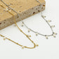 Ketting met parels zilverkleurig